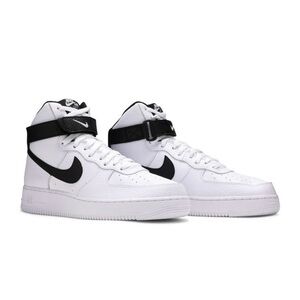 Nike Men’s Air Force 1 ‘ 07 High White and Black Sneakers